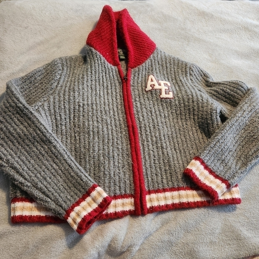 American Eagle Size Med Jock Style Sweater
